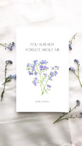 You already forgot about me poetry book